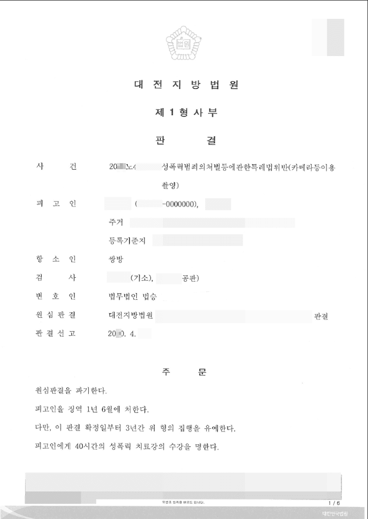 집행유예 | 성관계 불법 촬영 및 유포 협박 공갈미수 구속 사건