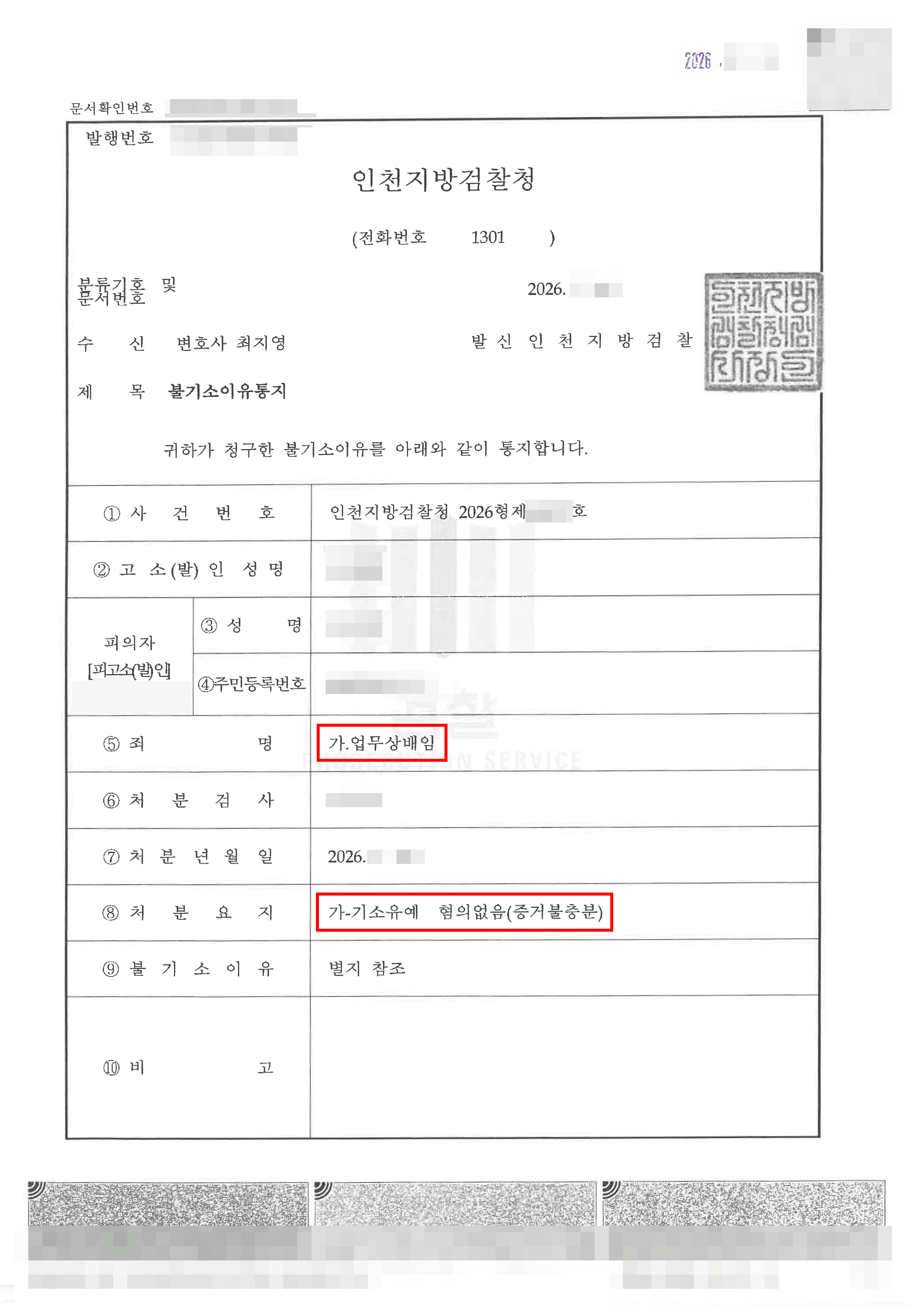 무혐의,기소유예 | 업무상 배임 회사 포인트를 임의로 사용한 직원, 불기소(무혐의, 기소유예)처분 받은 사안