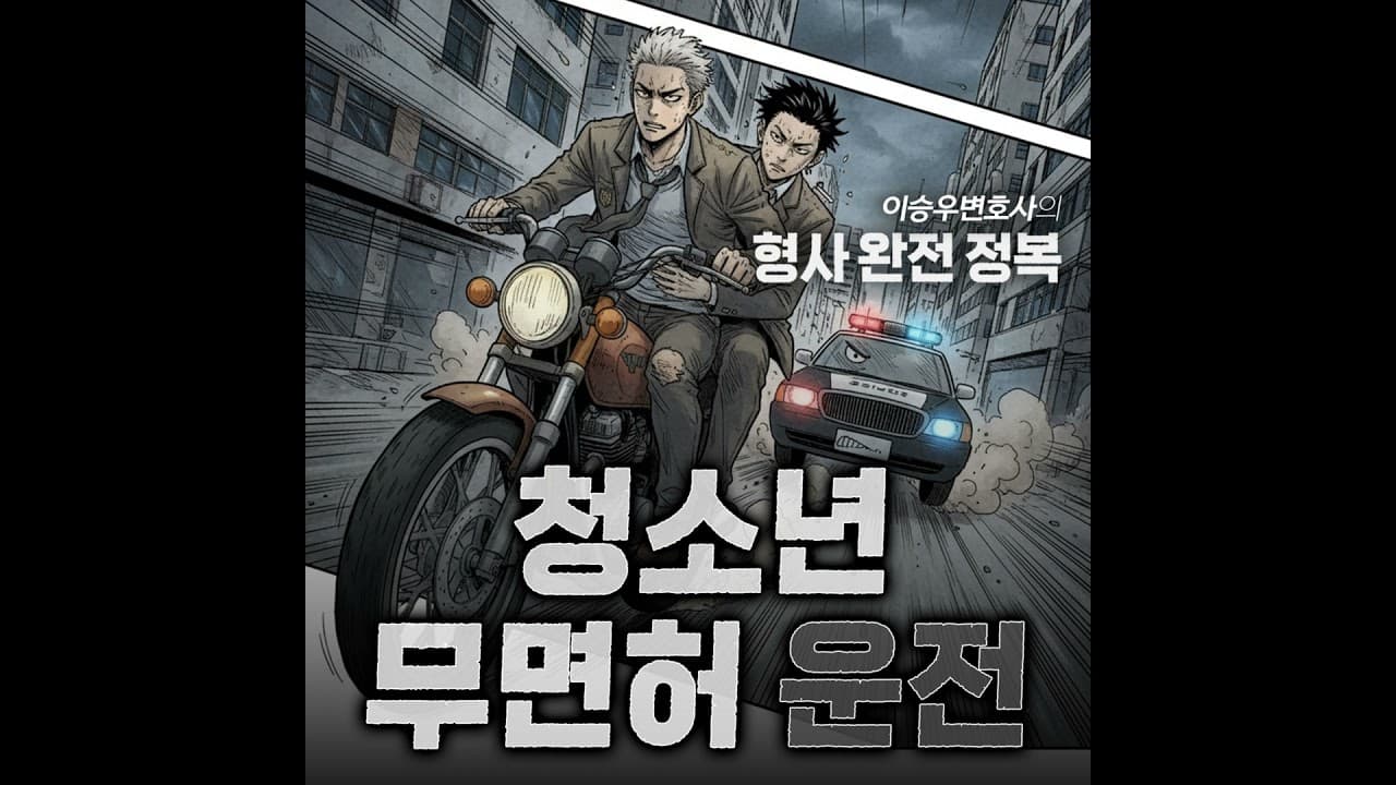 소년비행과 무면허운전의 본질 [이승우변호사의 형사 완전 정복]