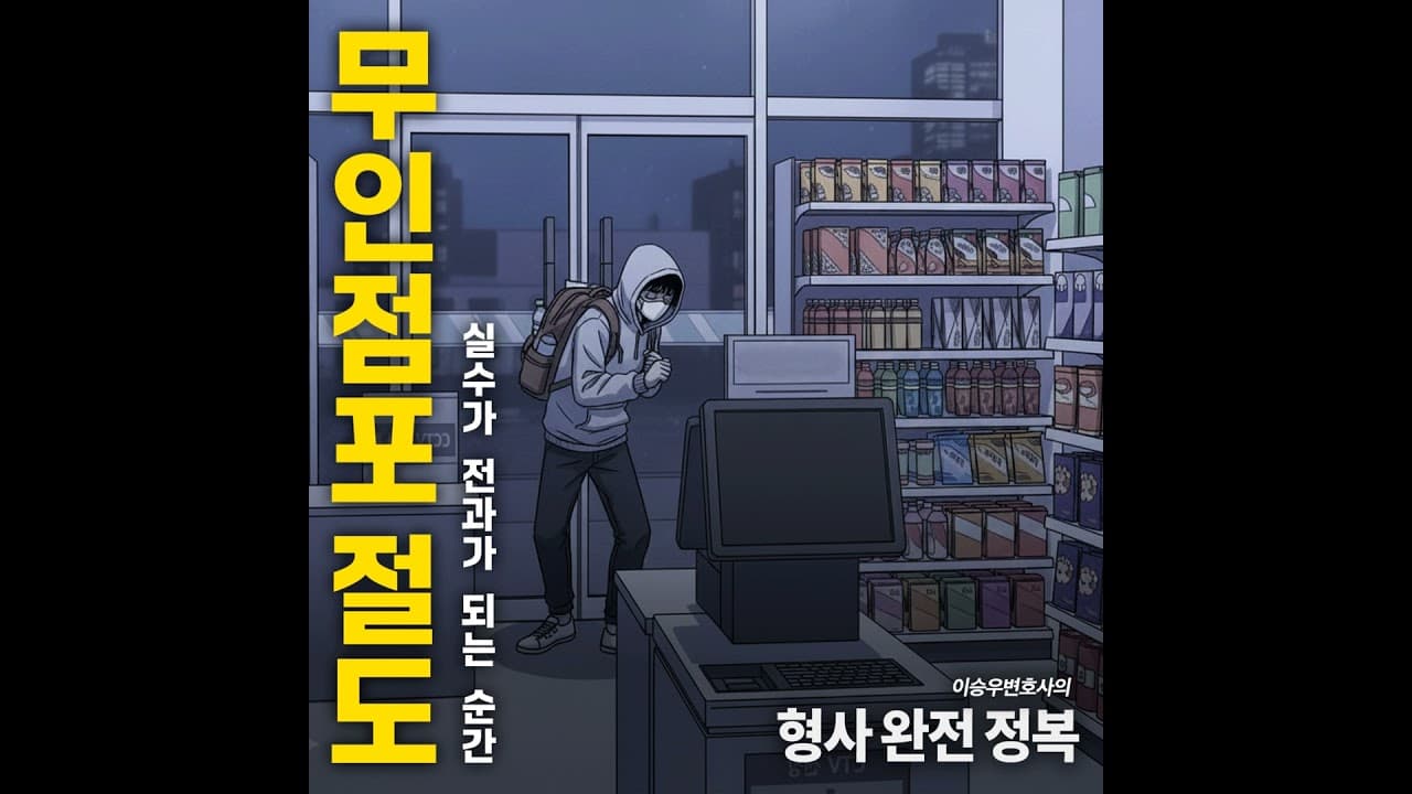 무인점포 절도 [이승우변호사의 형사 완전 정복]