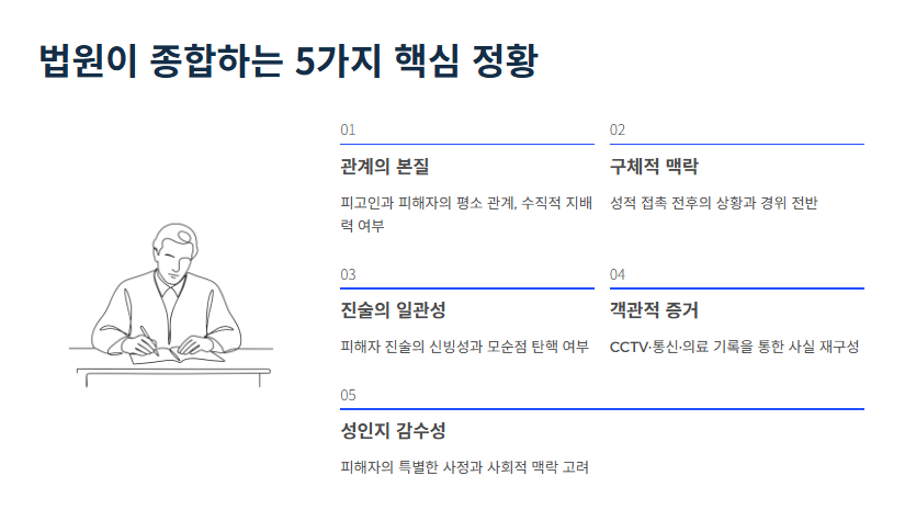 여성의 어떤 행동을 성관계 동의로 볼 수 있을까?
